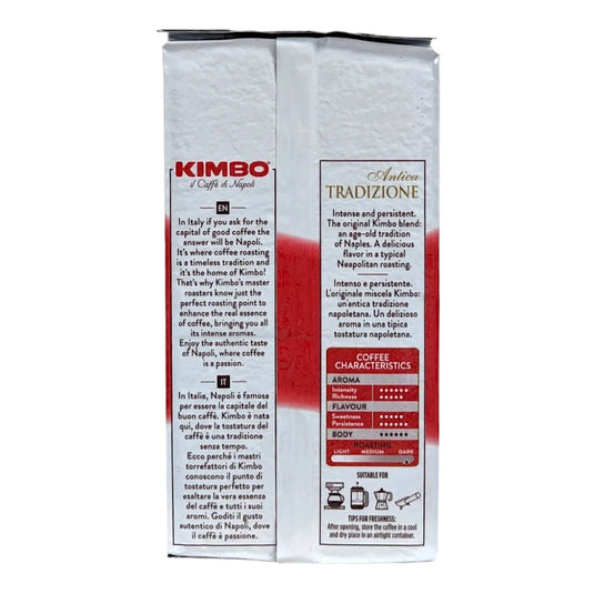 Kimbo Antica Tradizone Ground Coffee 250g