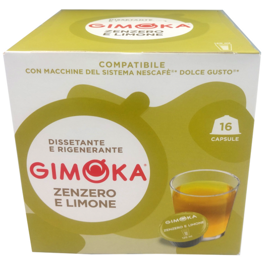 GIMOKA DOLCE GUSTO 16CAPS. ZENZERO E LIMONE