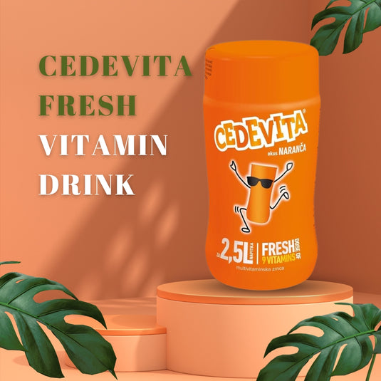 Cedevita (3 x Cedevita Sinaasappel Instantmix 200 g Vermogen 2,5 L) 