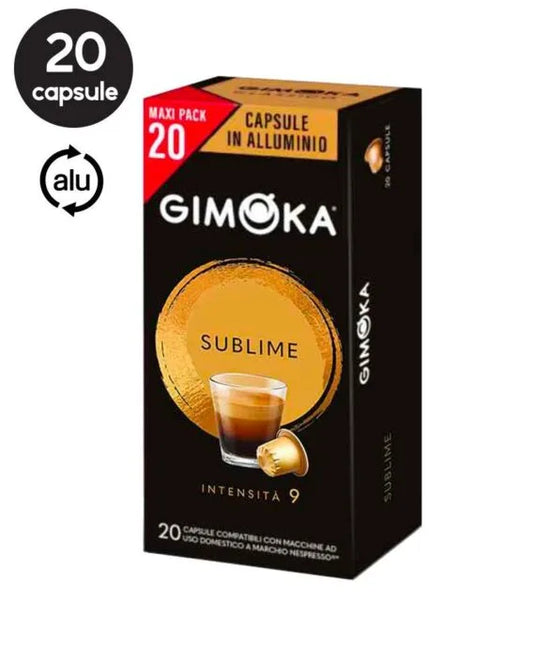 GIMOKA NESPRESSO ALUM. 20CAPS. SUBLIME