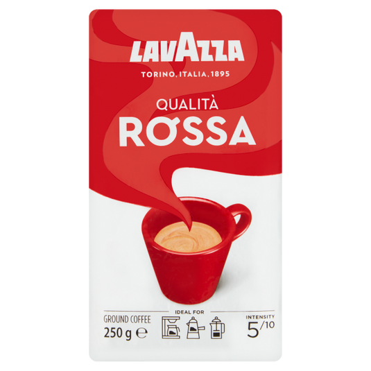 LAVAZZA 250G QUALITA ROSSA  - BEANS