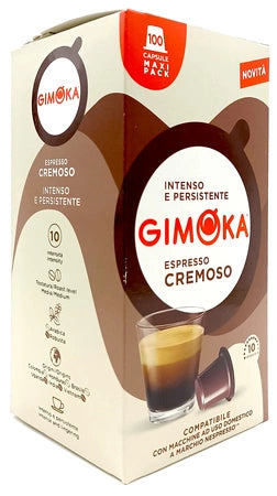 GIMOKA NESPRESSO 100CAPS. ESPRESSO CREMOSO