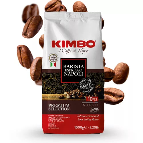 KIMBO Barista 浓缩那不勒斯咖啡豆 – 1 公斤