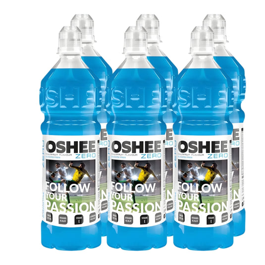 OSHEE ZERO Isotonic Sports Drink Fruit Flavor 750 ml PET  - Pack of 6