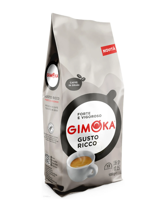 GIMOKA 1KG GUSTO RICO (BIANCO) - BEANS