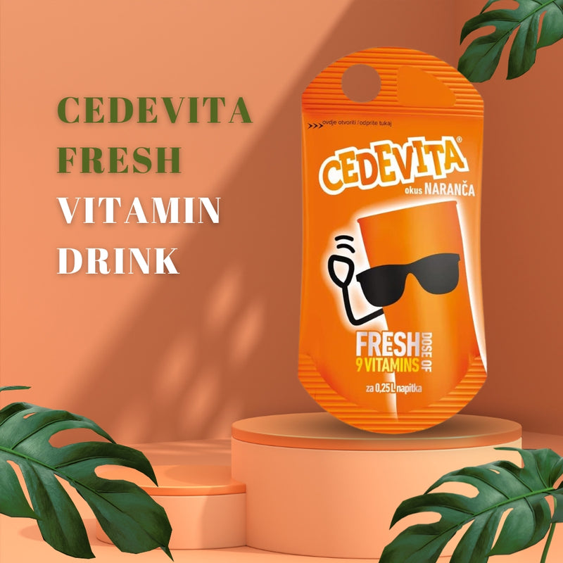 Afbeelding laden in Galerijviewer, Cedevita Orange Tabletten (25 x 19g) – 9 Vitaminen Maakt 11,5L, Gemakkelijk te Bereiden
