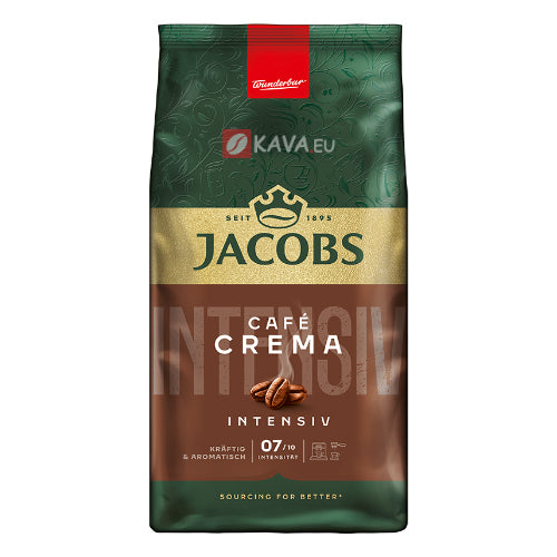 Load image into Gallery viewer, Jacobs Café Crema Intensiv 1kg – Whole Bean Coffee – Dark &amp; Robust Beans for Espresso, Latte &amp; Cappuccino
