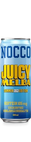 24 cans NOCCO BCAA drink, Juicy Melba Summer Edition 2023, Buxtrade, 330 ml, 105 mg caffeine