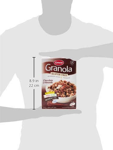 Load image into Gallery viewer, Emco – glutenfreies Müsli aus Buchweizen, Hirse und Amaranth mit Schokolade und Mandeln | 340 g Packung
