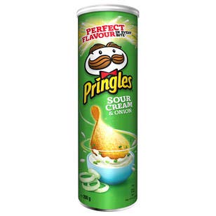 Pringles Sour Cream & Onion | Sourcream Chips | Pack of 19 (19 x 165 g)