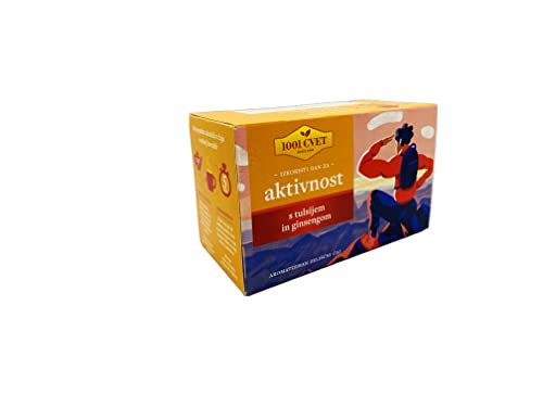 Herbal Tea from the Mountains of the Alps Sleep Tea or Activity Tea - 4 Packs of 20 Bags (80 Tea Bags) (Activity 80 Bags)