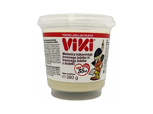 Viki Krema Premium Melk &amp; Hazelnoten 350 g (Viki Krema 350G) Verpakking van 12 