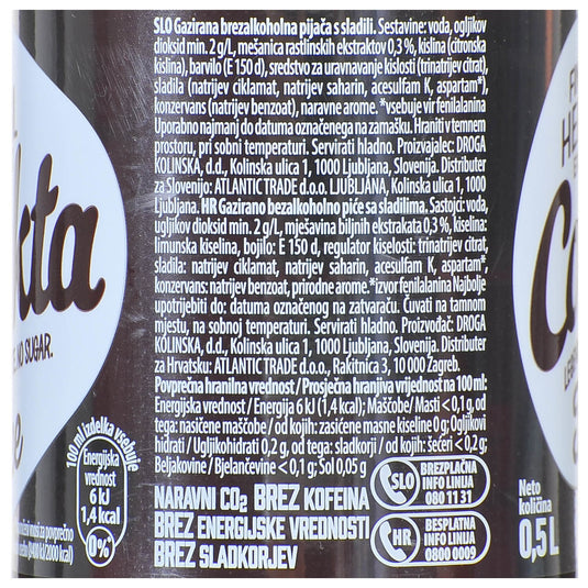 4 cockta bottles, the original from Croatia, alcohol-free (cocktail sugar-free, 0.5 l)