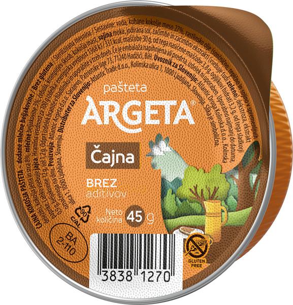 将图像加载到画廊查看器中，ARGETA 鸡肉茶香肠酱 45 克
