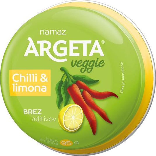 Vegetable Chili Lemon Spread 95 g – Plant-Based Chili & Lemon Pâté – Vegan Savory Spread – Spicy & Refreshing Flavor