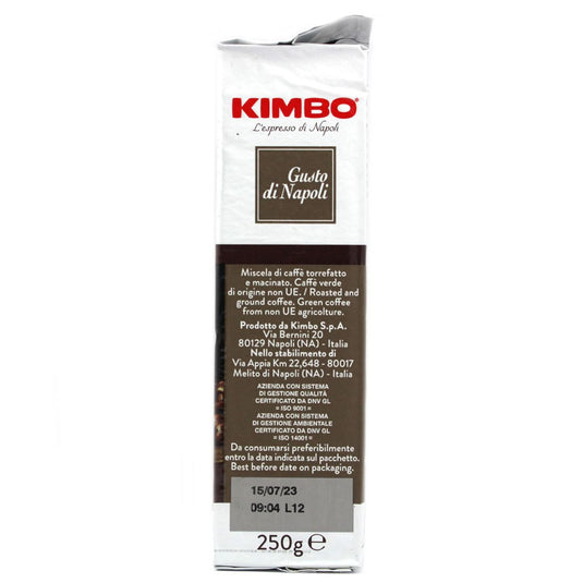 Kimbo Gusto Napoli Ground Coffee 250g