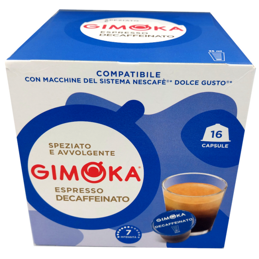 GIMOKA DOLCE GUSTO 16CAPS. ESPRESSO DECAFFEINATO