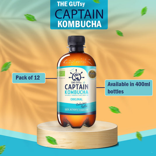 勇敢船长康普茶原味装 12 x 400 毫升