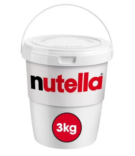 NUTELLA Chocolate Hazelnut Spread 3 kg – Pack of 1 – Professional Food Service Jar – Creamy Cocoa & Roasted Hazelnuts