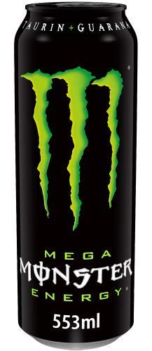 Load image into Gallery viewer, Monster Energy - Caffeinated Energy Drink with Classic Energy Flavour - in Resealable Disposable Tins (12 x 553 ml)
