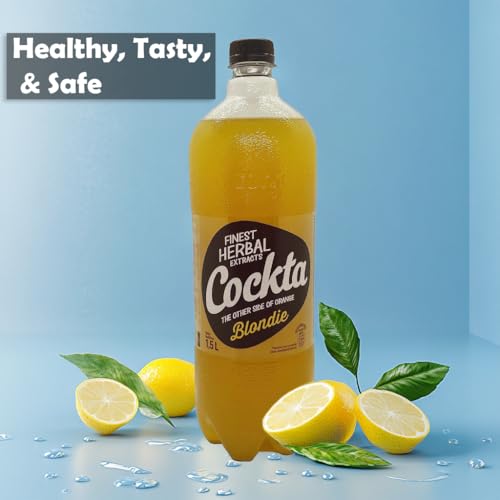 Load image into Gallery viewer, 4 Cockta Legendary Taste Fizzy Drinks with Finest Herbal Extract Soft Drink Non Alcoholic Aperitif Drinks, Coffeinfrei &amp; Orthophosphoric Acid Free New Taste with other side of ORANGE
