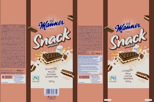 Load image into Gallery viewer, Manner Snack Mini Milk Chocolate | chocolate crunchy treat for in between meals | 1 pack (1 x 300 g)
