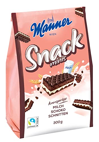 Load image into Gallery viewer, Manner Snack Mini Milk Chocolate | chocolate crunchy treat for in between meals | 1 pack (1 x 300 g)
