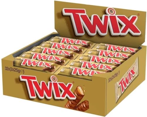 Twix Single, Pack of 32 (32 x 50 g)