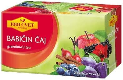 Load image into Gallery viewer, Fruit Tea from the Mountains of the Alps - Best Herbal Tea with Wild Cherry Flavour 4 Packs of 20 Bags (80 Tea Bags) (Enchanting Cherry Tea - 80 Bags)
