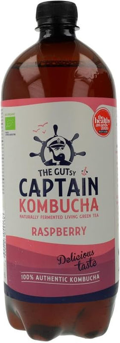 Captain Kombucha Raspberry, 12 x 400 ml