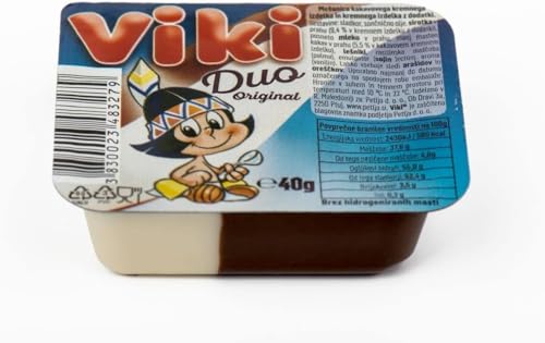 Viki Duo 40 g (Viki Duo 40 g) - Viki Duo is made from natural raw materials - milk, cocoa and hazelnuts