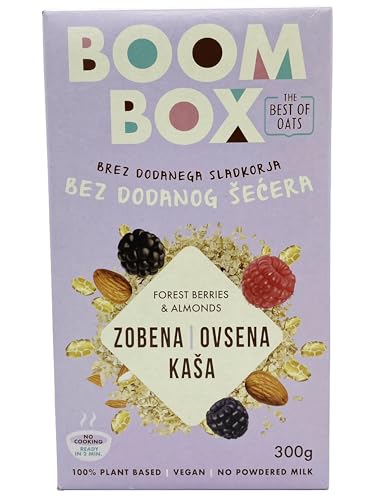 BOOM BOX Oatmeal – healthy breakfast selection (Berry, Almond - 300g)