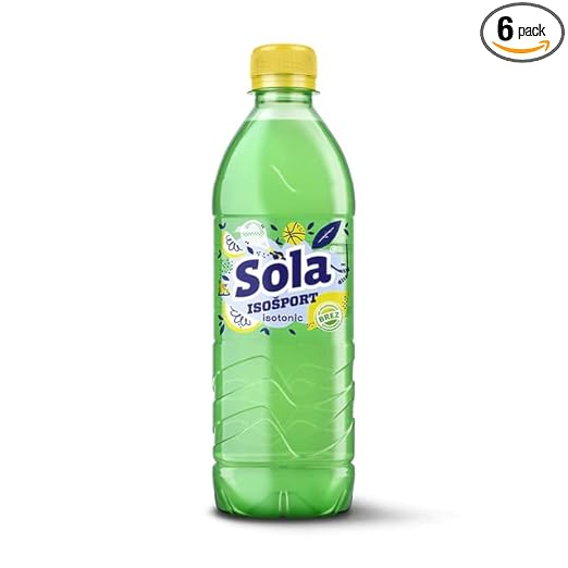 Sola Isotonic Juice, 0.5 L Prime Drink, 6-pack of Fresh Isotonic Juice for refreshment, Fresh Isotonic Juice with real taste, Squeezed Flavoured and Real Ingredients Juice