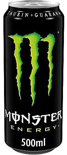 Monster Energy Taurine + Ginseng Drink - Caffeinated Energy Drink with Classic Energy Taste (24 x 500 ml)