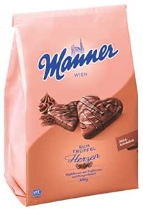 5 x manner Heart Rum Truffle Cream UTZ 300 g