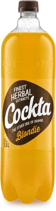 Load image into Gallery viewer, 4 Cockta Legendary Taste Fizzy Drinks with Finest Herbal Extract Soft Drink Non Alcoholic Aperitif Drinks, Coffeinfrei &amp; Orthophosphoric Acid Free New Taste with other side of ORANGE
