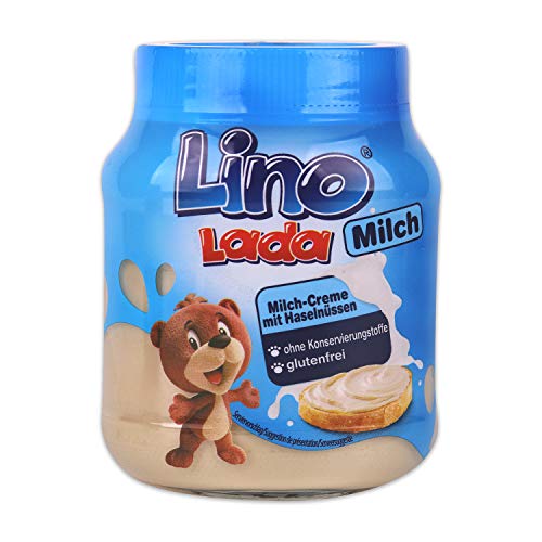 Podravka Lino Lada Milk Hazelnut Cream, Fine Hazelnut and Milk Spread (1 x 400 g)