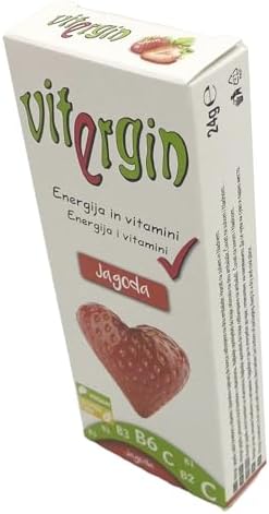 Load image into Gallery viewer, Vitergin Strawberry Vitamin Sweets - Delicious Fruit Enjoyment with 24 Packs (20 Sweets per Pack) - Sweet Sweets for a Healthy Boost (12, Strawberry)
