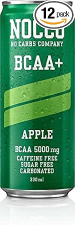 NOCCO (No Carbs Company) BCAA (caffeine free) - Apple (12) ...