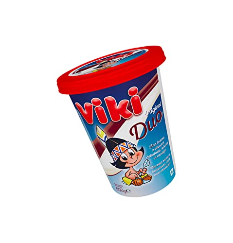 Load image into Gallery viewer, Viki Duo 600 g - Viki Duo is made from natural raw materials - milk, cocoa and hazelnuts (VIKI DUO 600 g)
