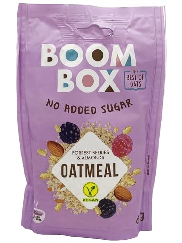 Load image into Gallery viewer, 16 Pack BOOM BOX Oatmeal – healthy breakfast selection (Berry, Almond - 60g)
