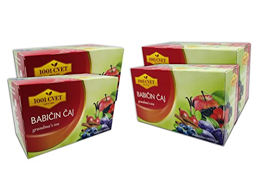 Load image into Gallery viewer, Fruit Tea from the Mountains of the Alps - Best Herbal Tea with Wild Cherry Flavour 4 Packs of 20 Bags (80 Tea Bags) (Enchanting Cherry Tea - 80 Bags)
