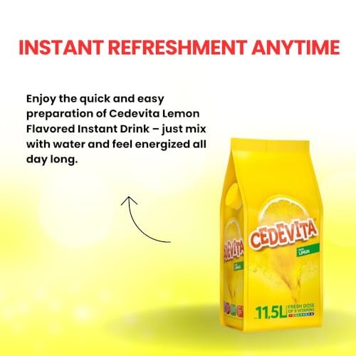 Cedevita Instant 9 Vitamins Drink in Granules 1 kg (for 13 Litre Drink) Lemon