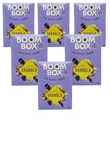 Verpakking van 6 - Boom Box Muesli (Dubbele Chocolade (300g)) 