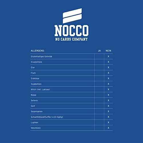 NOCCO BCAA Caribbean 24 x 330 ml Protein Rich Energy Drink without Sugar No Carbs Company Vitamin and Caffeine Boost Carbonated Sports Drinks for Muscle Performance and Regeneration