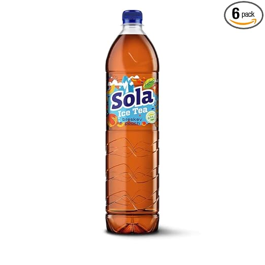 SOLA the real taste - Made with real ingredients and with pressed flavor (peach, 1.5 L)