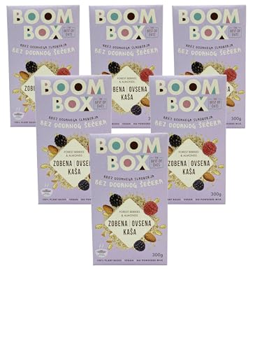 BOOM BOX Oatmeal – healthy breakfast selection (Berry, Almond - 300g)