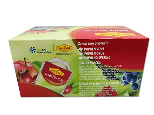 Load image into Gallery viewer, Fruit Tea from the Mountains of the Alps - Best Herbal Tea with Wild Cherry Flavour 4 Packs of 20 Bags (80 Tea Bags) (Enchanting Cherry Tea - 80 Bags)
