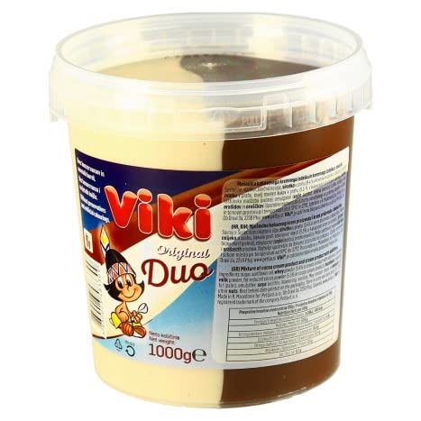 Load image into Gallery viewer, Viki Duo 1000 g – Viki Duo is made from natural raw materials – milk, cocoa and hazelnuts (Viki Duo 1000 g)
