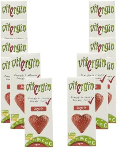 Load image into Gallery viewer, Vitergin Strawberry Vitamin Sweets - Delicious Fruit Enjoyment with 24 Packs (20 Sweets per Pack) - Sweet Sweets for a Healthy Boost (12, Strawberry)
